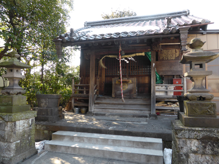 Motojuku-jinja shrine Kankyu-hi monument