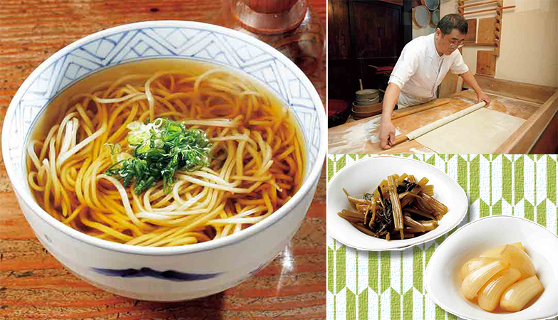 Specialty "Kanairo" 2680 yen Home-made domestic duck and domestic duck and sweet senju inion are served in separate dishes. The taste of tsuyu with duck meat added is exceptional. Lucky country rice pickle 480 yen, Oku flower wasabi jikuke 500 yen This side is "Rakkyo country pickle" using Tottori sand dunk roots. "The flower wasabi pickle" where the pungent taste of horseradish and the palate of the stalk become habitable in the back