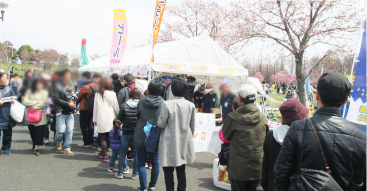 舎人公園 천 벚꽃 축제