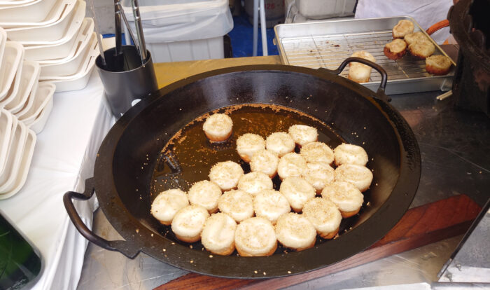 中国の焼き小籠包の画像