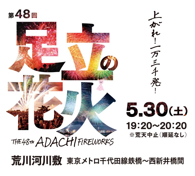 第48回 足立の花火